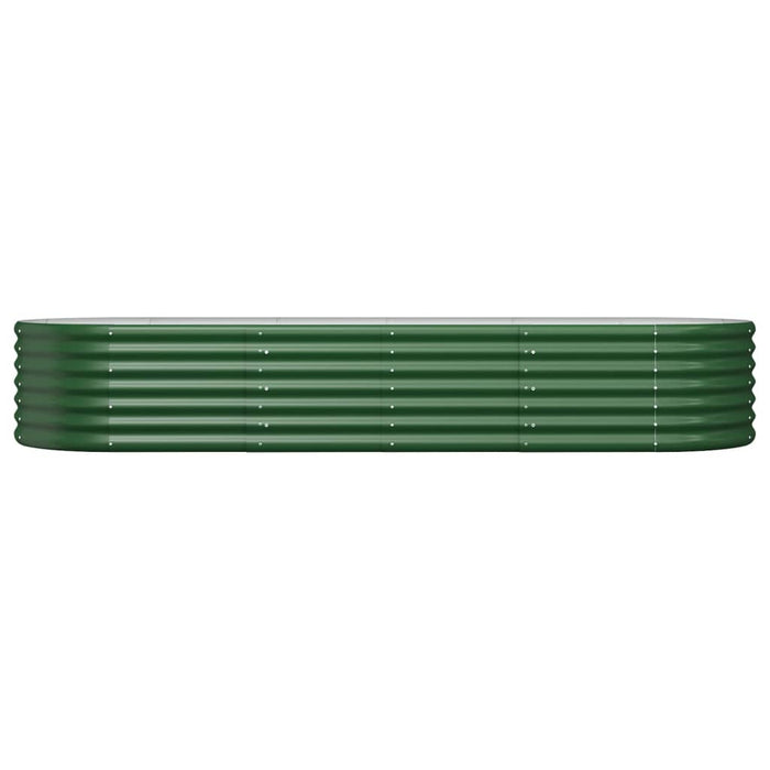 Vaso da Giardino Acciaio Verniciato a Polvere 224x80x36cm Verde cod mxl 67245