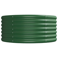 Vaso da Giardino Acciaio Verniciato a Polvere 224x80x36cm Verde cod mxl 67245