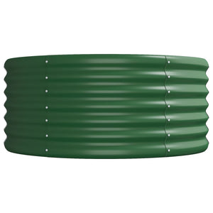 Vaso da Giardino Acciaio Verniciato a Polvere 224x80x36cm Verde cod mxl 67245