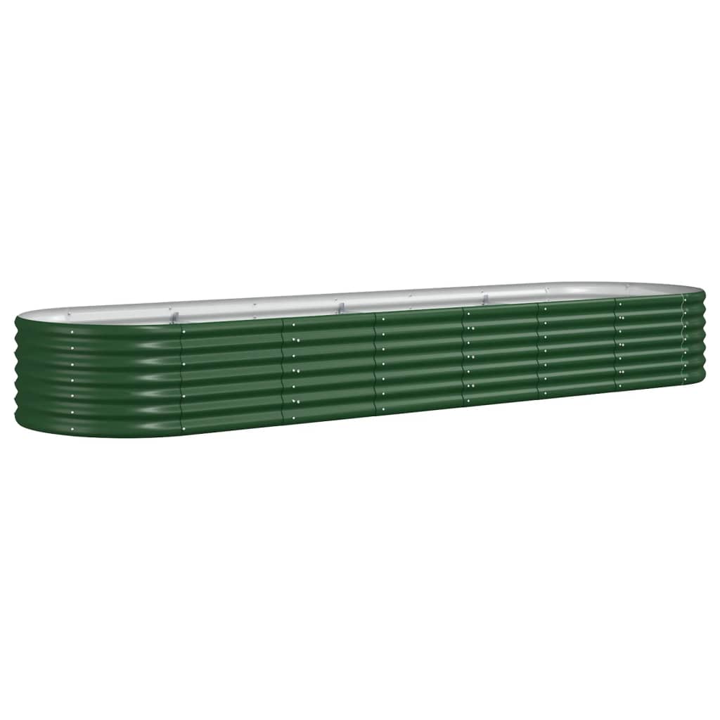 Vaso da Giardino Acciaio Verniciato a Polvere 296x80x36cm Verde cod mxl 67130