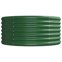 Vaso da Giardino Acciaio Verniciato a Polvere 296x80x36cm Verde cod mxl 67130