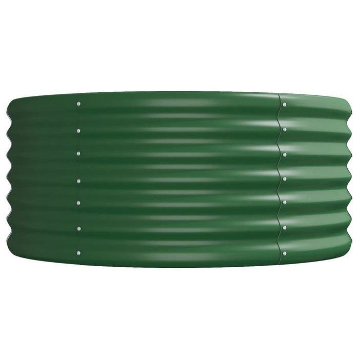 Vaso da Giardino Acciaio Verniciato a Polvere 512x80x36cm Verde cod mxl 67309