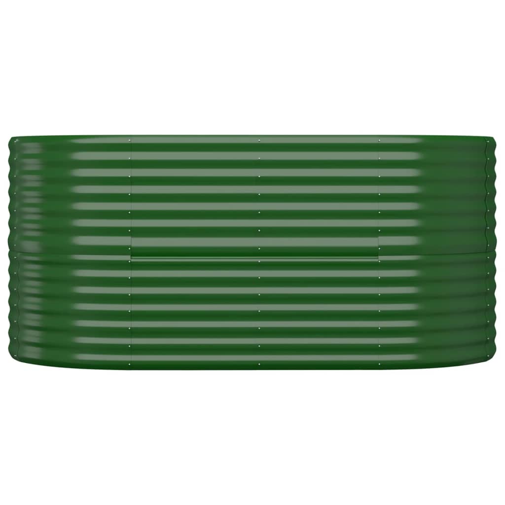 Vaso da Giardino Acciaio Verniciato a Polvere 152x80x68cm Verde cod mxl 52569