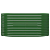 Vaso da Giardino Acciaio Verniciato a Polvere 152x80x68cm Verde cod mxl 52569