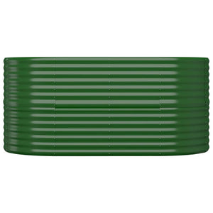 Vaso da Giardino Acciaio Verniciato a Polvere 152x80x68cm Verde cod mxl 52569