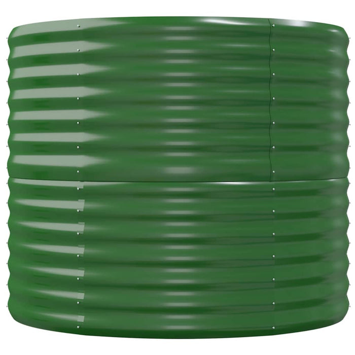 Vaso da Giardino Acciaio Verniciato a Polvere 152x80x68cm Verde cod mxl 52569