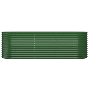 Vaso da Giardino Acciaio Verniciato a Polvere 224x80x68cm Verde cod mxl 48258