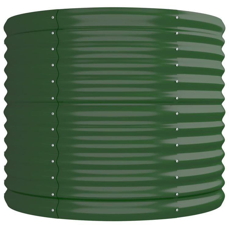 Vaso da Giardino Acciaio Verniciato a Polvere 296x80x68cm Verde cod mxl 67394