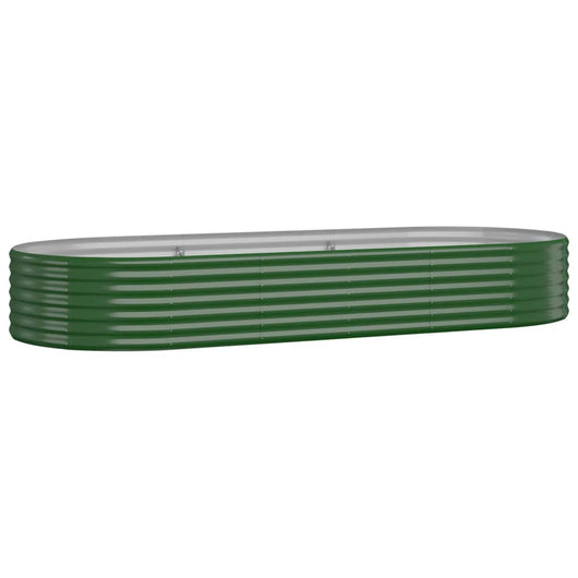 Vaso Giardino Acciaio Verniciato a Polvere 249x100x36 cm Verde cod mxl 66667