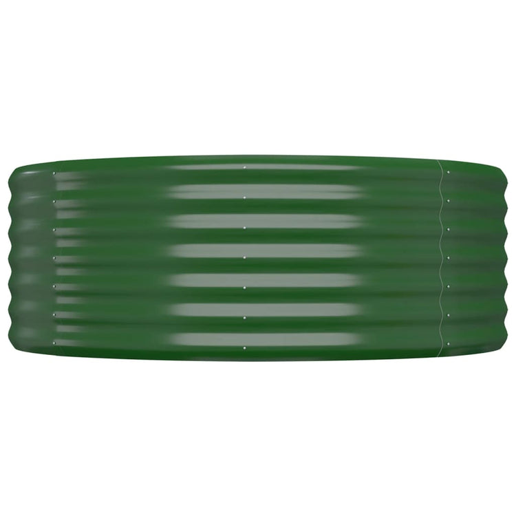 Vaso Giardino Acciaio Verniciato a Polvere 249x100x36 cm Verde cod mxl 66667