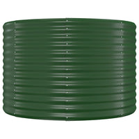 Vaso Giardino Acciaio Verniciato a Polvere 396x100x68 cm Verde cod mxl 66843