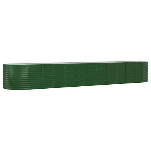 Vaso da Giardino Acciaio Verniciato Polvere 507x100x68 cm Verde cod mxl 66616