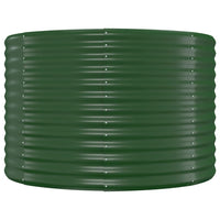 Vaso da Giardino Acciaio Verniciato Polvere 507x100x68 cm Verde cod mxl 66616