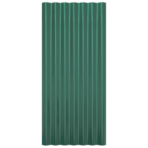 Pannelli Tetto 36pz Acciaio Verniciato a Polvere Verde 80x36 cm cod mxl 63382