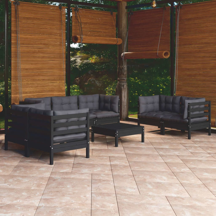 Set Divani da Giardino 8 pz con Cuscini Legno di Pino 3096266