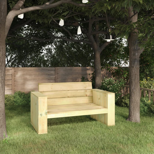 Panca da Giardino 139 cm in Legno di Pino Impregnato cod mxl 45665