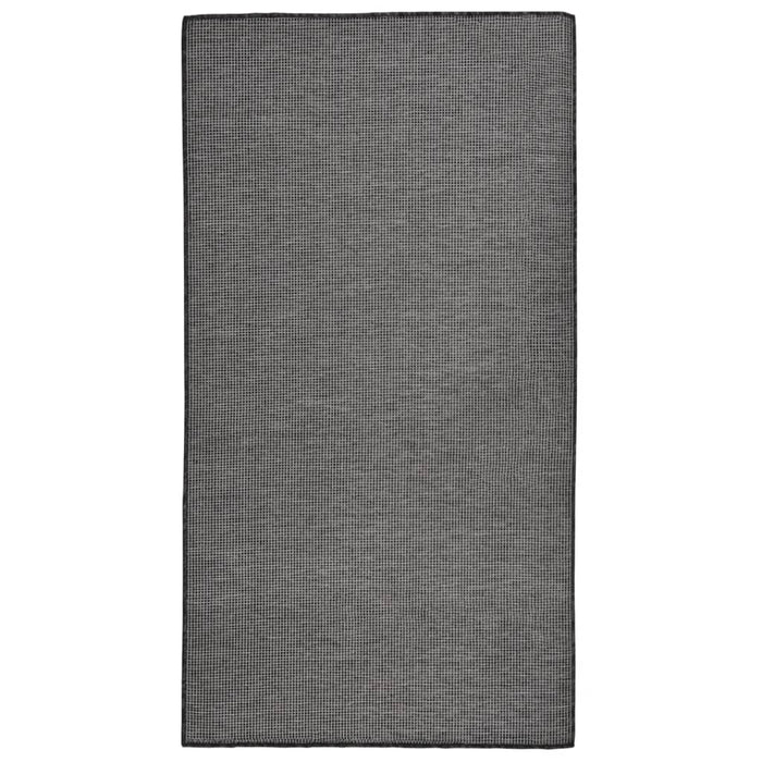 Tappeto da Esterni a Tessitura Piatta 80x150 cm Grigio 340771