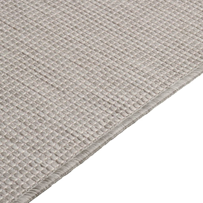 Tappeto da Esterni a Tessitura Piatta 200x280 cm Tortora cod mxl 65441