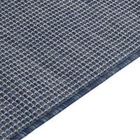 Tappeto da Esterni a Tessitura Piatta 80x150 cm Blu 340792