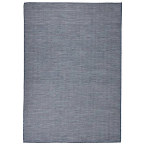 Tappeto da Esterni a Tessitura Piatta 160x230 cm Blu cod mxl 61005