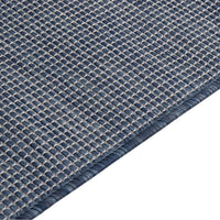 Tappeto da Esterni a Tessitura Piatta 160x230 cm Blu cod mxl 61005