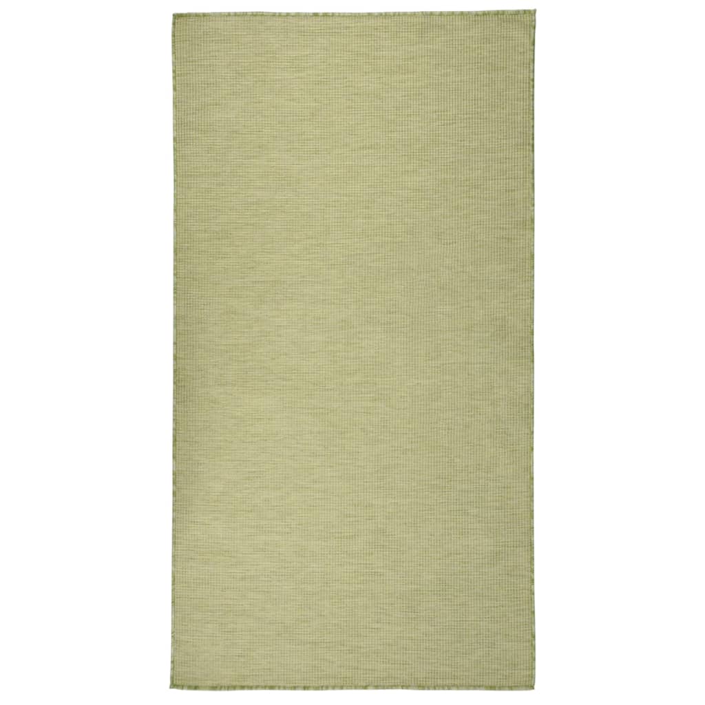 Tappeto da Esterni a Tessitura Piatta 80x150 cm Verde 340806