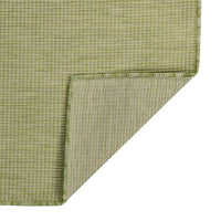 Tappeto da Esterni a Tessitura Piatta 80x250 cm Verde 340807