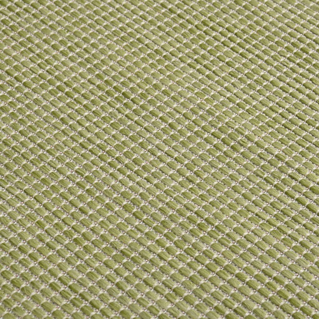 Tappeto da Esterni a Tessitura Piatta 100x200 cm Verde cod mxl 64932