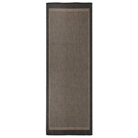 Tappeto da Esterni a Tessitura Piatta 80x250 cm Marrone Scuro cod mxl 73652