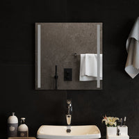 Specchio da Bagno con Luci LED 50x50 cm 151739