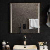 Specchio da Bagno con Luci LED 60x60 cm 151740