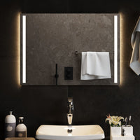 Specchio da Bagno con Luci LED 70x50 cm 151746