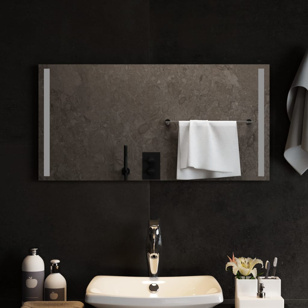 Specchio da Bagno con Luci LED 80x40 cm cod mxl 67619