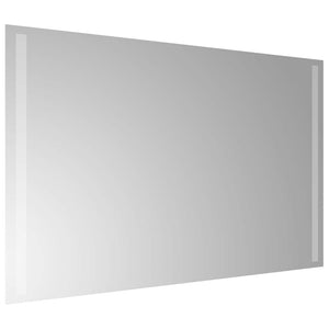 Specchio da Bagno con Luci LED 80x50 cm 151748