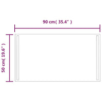 Specchio da Bagno con Luci LED 90x50 cm cod mxl 67785