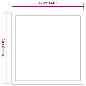 Specchio da Bagno con Luci LED 30x30 cm cod mxl 42659