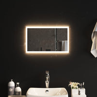 Specchio da Bagno con Luci LED 50x30 cm cod mxl 48448