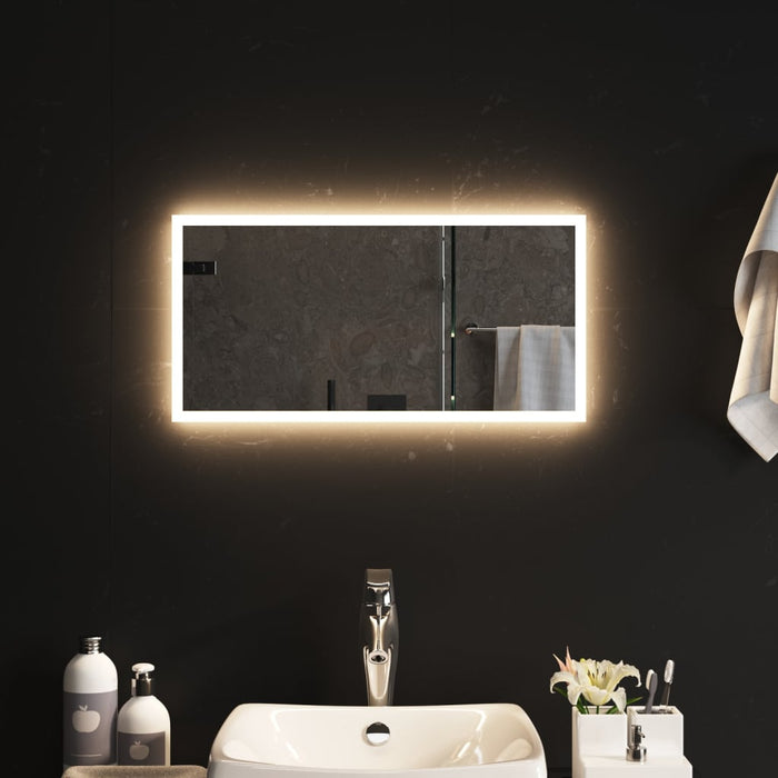 Specchio da Bagno con Luci LED 60x30 cmcod mxl 128208