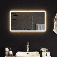 Specchio da Bagno con Luci LED 70x40 cm 151764