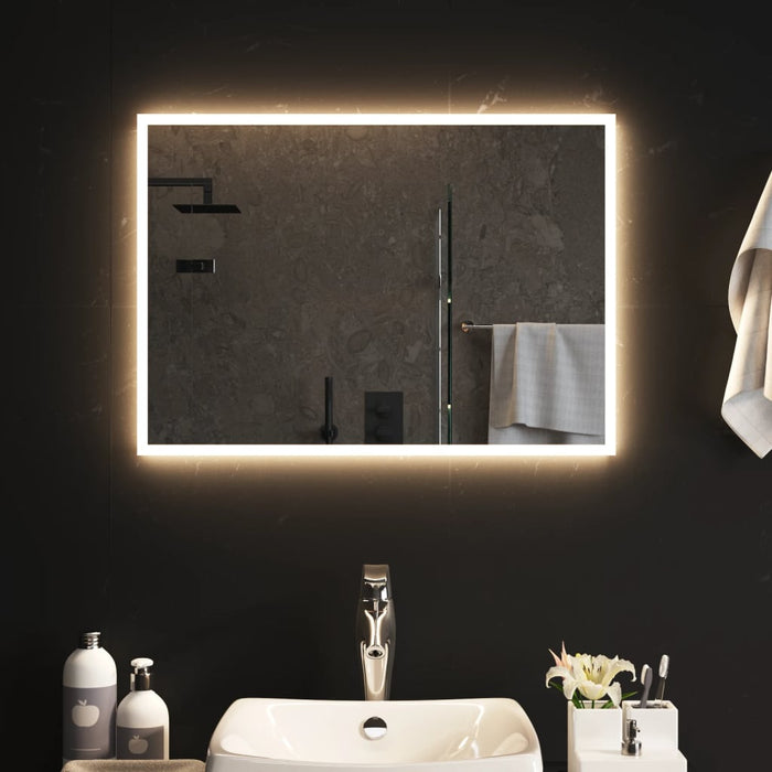 Specchio da Bagno con Luci LED 70x50 cm cod mxl 67668