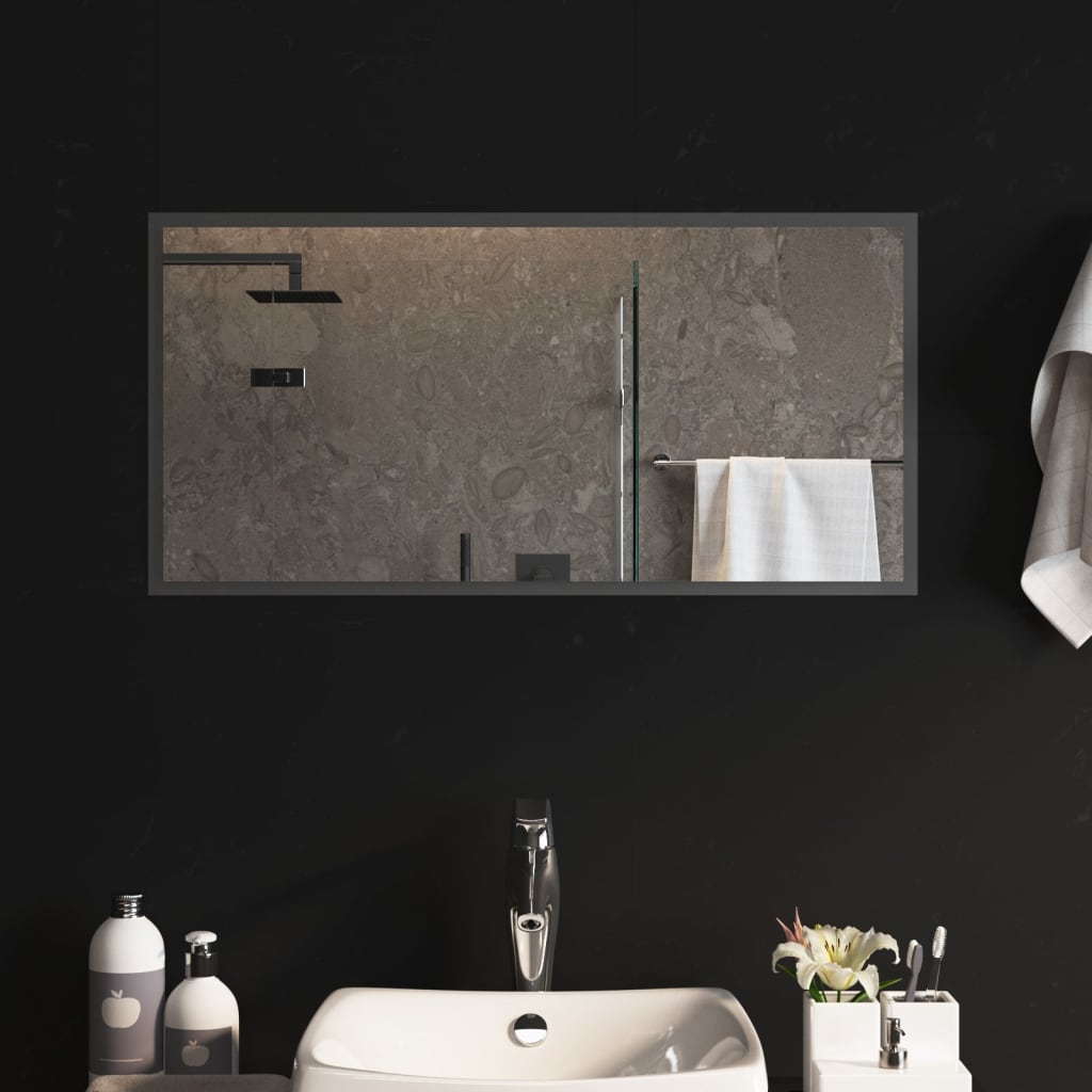 Specchio da Bagno con Luci LED 80x40 cm cod mxl 67834