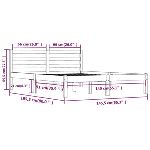 Giroletto in Legno Massello di Pino 140x190 cm cod mxl 63648