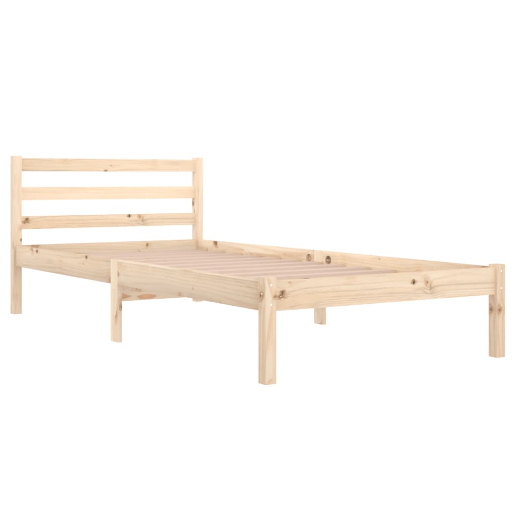 Telaio Letto in Legno Massello di Pino 90x200 cm cod mxl 64853