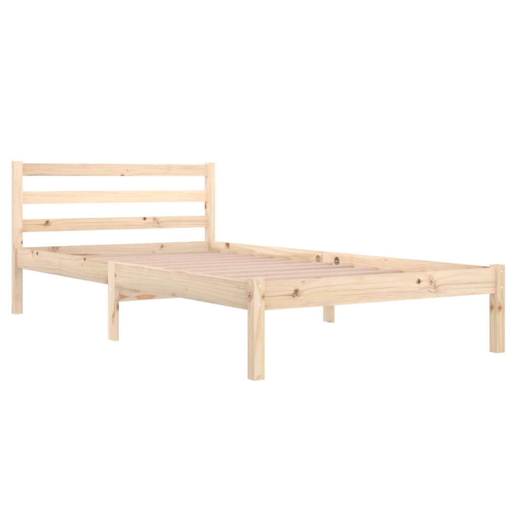 Telaio Letto in Legno Massello di Pino 100x200 cm cod mxl 58897