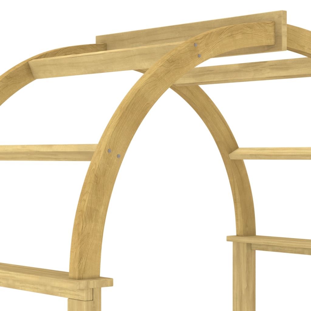 Arco da Giardino 141x97x243 cm in Legno di Pino Impregnato 318419