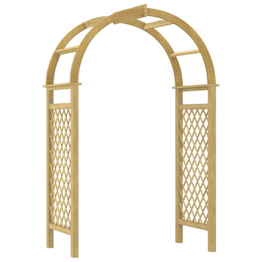 Arco con Traliccio 141x97x243 cm in Legno di Pino Impregnato 318420