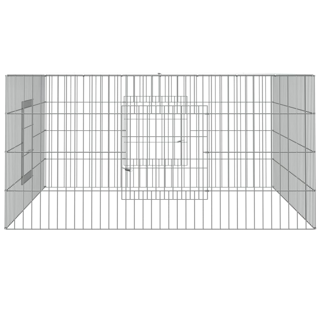 Conigliera 110x110x55 cm Ferro Zincato cod mxl 49237