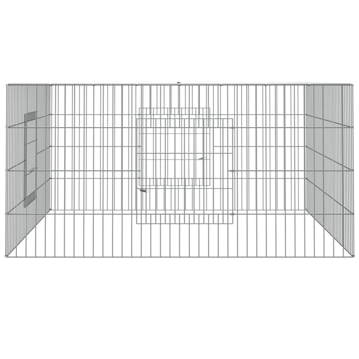 Conigliera 110x110x55 cm Ferro Zincato cod mxl 49237