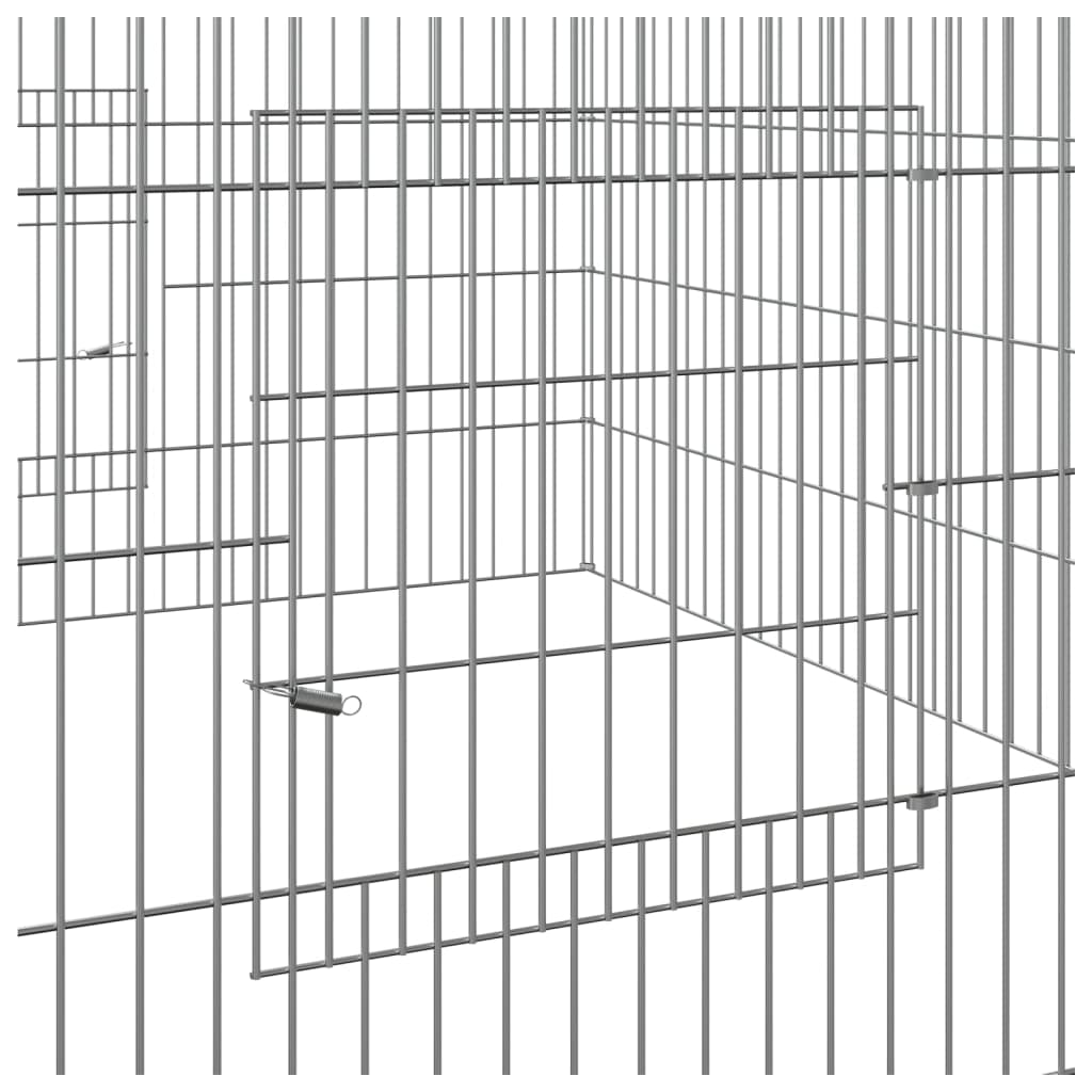 Conigliera 110x110x55 cm Ferro Zincato cod mxl 49237