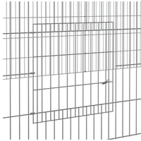 Conigliera con 2 Pannelli 220x110x55 cm Ferro Zincato cod mxl 53173